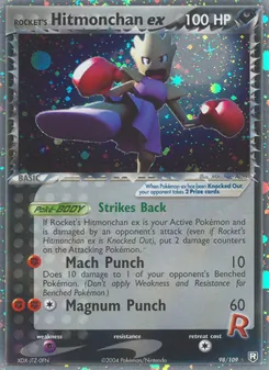 Rocket's Hitmonchan ex (Team Rocket Returns #98)