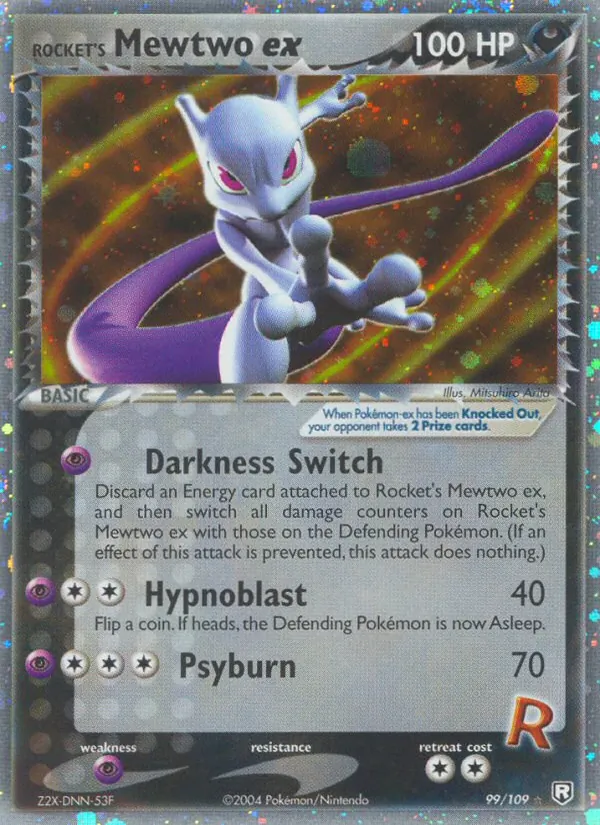 Rocket's Mewtwo ex — Team Rocket Returns #99 (Pokémon TCG card)