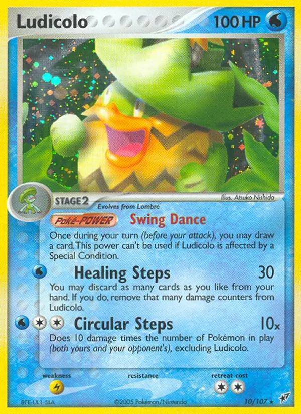 Ludicolo — Deoxys #10 (Pokémon TCG card)
