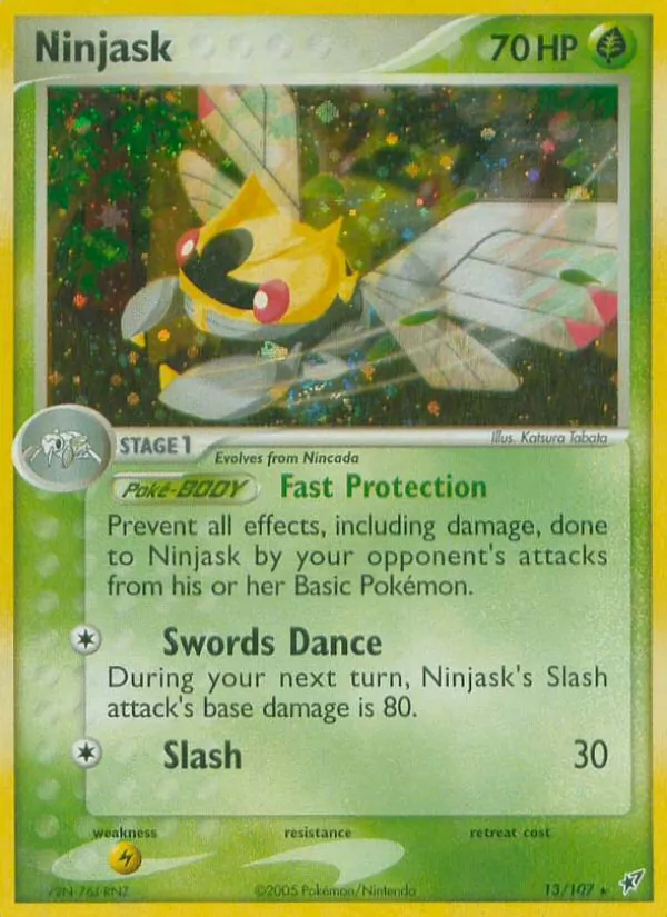Ninjask — Deoxys #13 (Pokémon TCG card)