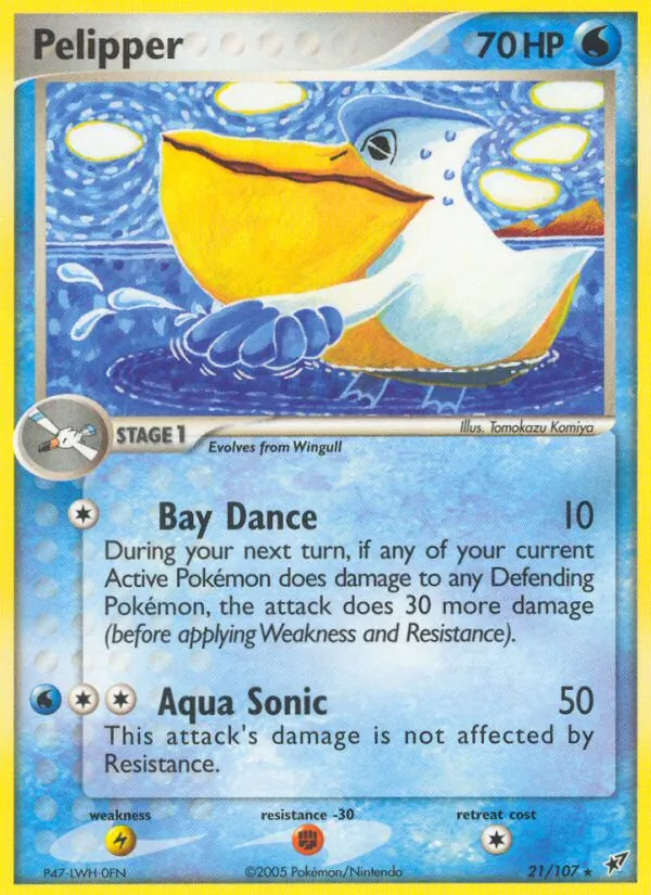 Pelipper — Deoxys #21 (Pokémon TCG card)