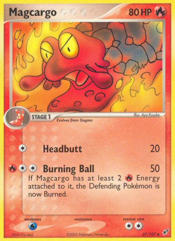 Magcargo — Deoxys #37 (Pokémon TCG card)