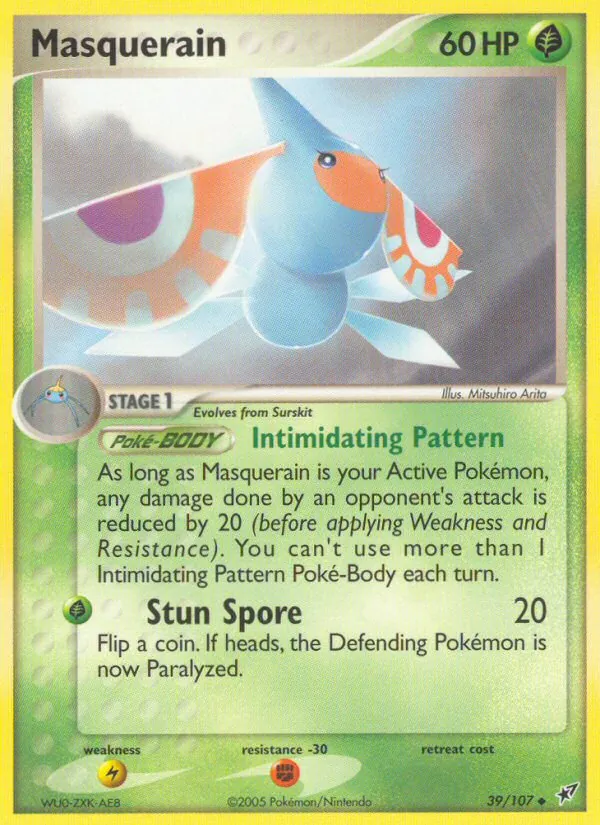 Masquerain — Deoxys #39 (Pokémon TCG card)