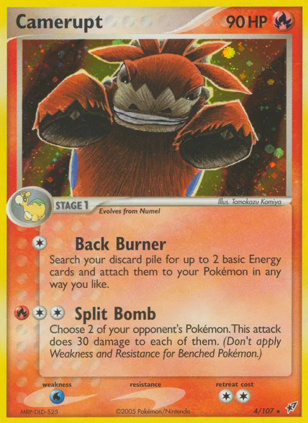 Camerupt — Deoxys #4 (Pokémon TCG card)