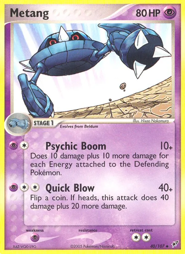 Metang — Deoxys #40 (Pokémon TCG card)
