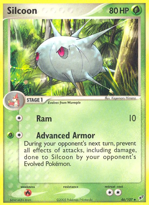 Silcoon — Deoxys #46 (Pokémon TCG card)
