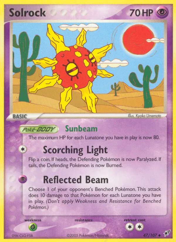 Solrock — Deoxys #47 (Pokémon TCG card)