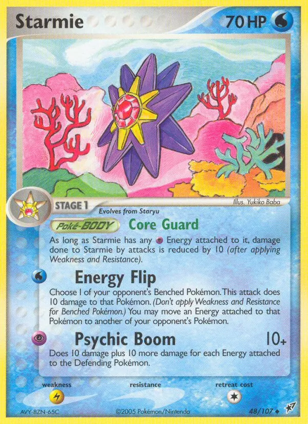 Starmie — Deoxys #48 (Pokémon TCG card)