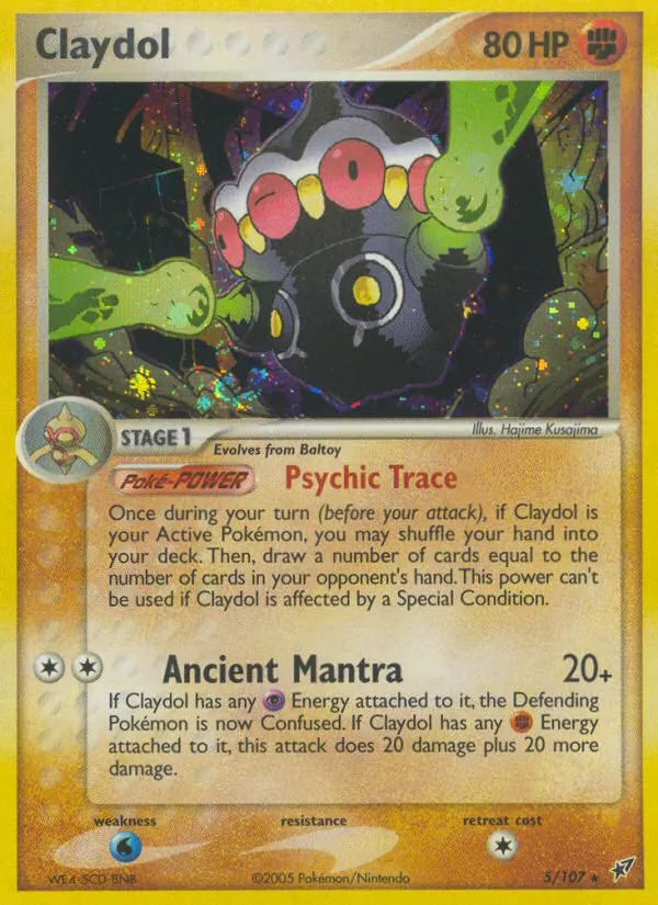 Claydol — Deoxys #5 (Pokémon TCG card)