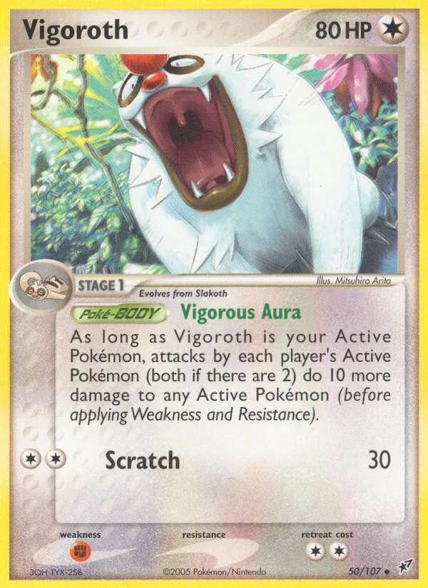 Vigoroth — Deoxys #50 (Pokémon TCG card)