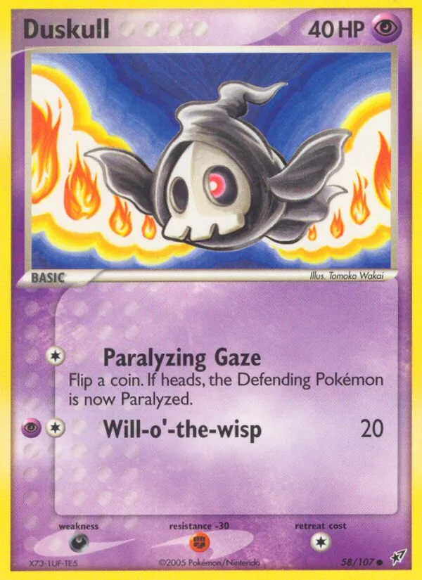 Duskull — Deoxys #58 (Pokémon TCG card)