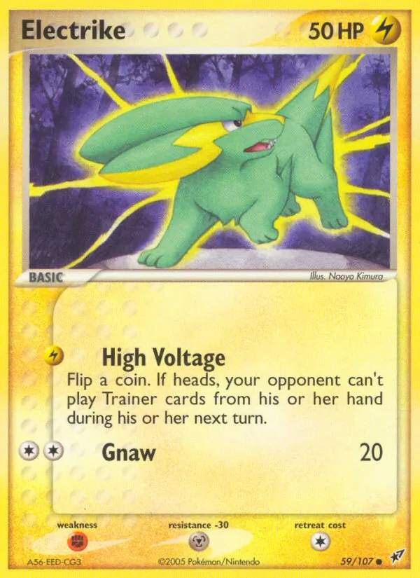 Electrike — Deoxys #59 (Pokémon TCG card)