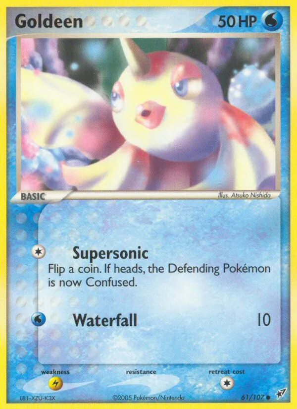 Goldeen — Deoxys #61 (Pokémon TCG card)