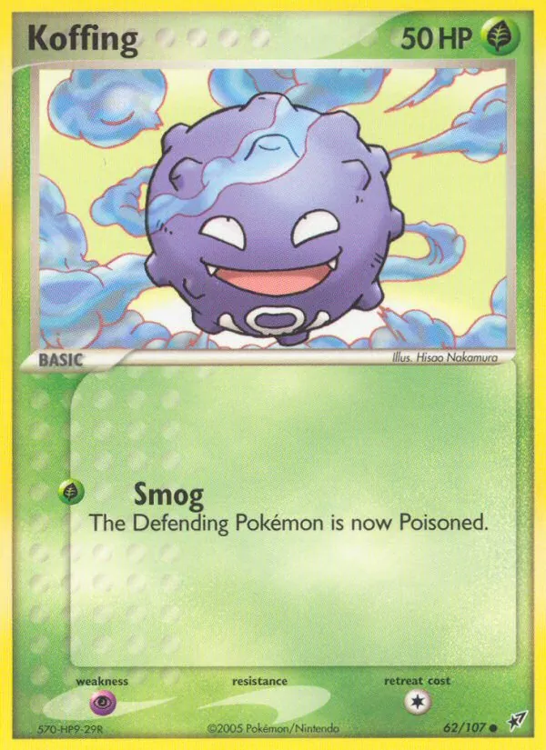 Koffing — Deoxys #62 (Pokémon TCG card)