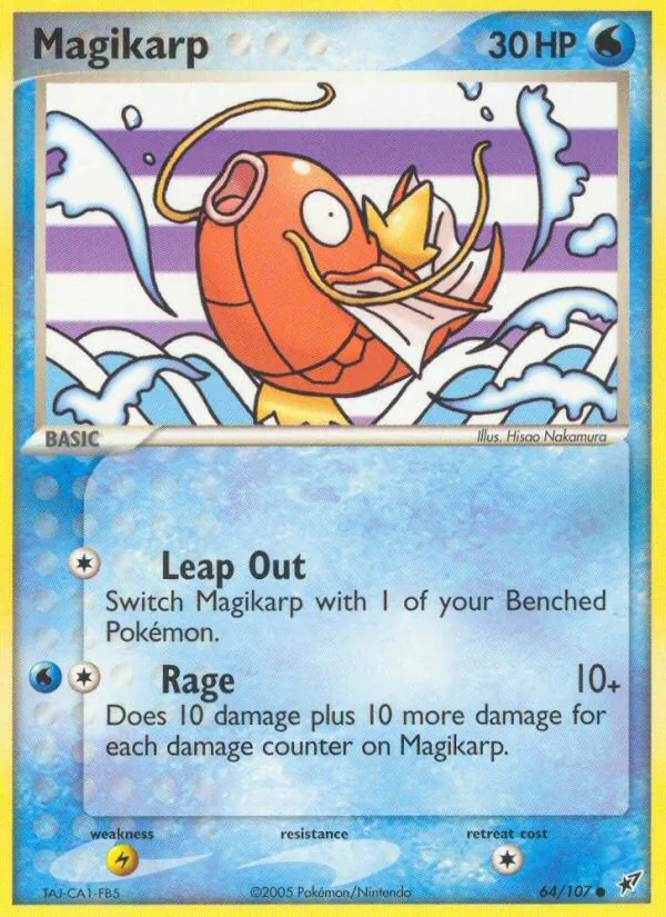 Magikarp — Deoxys #64 (Pokémon TCG card)