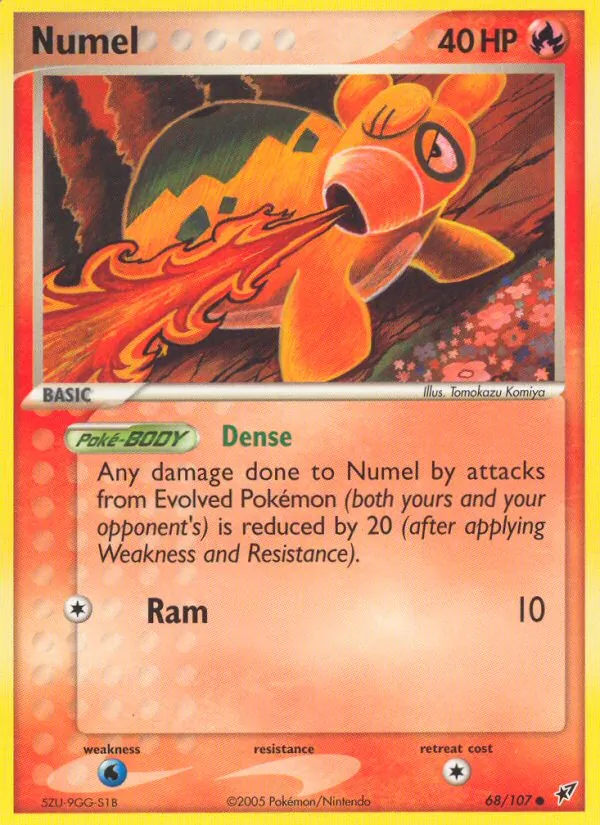 Numel — Deoxys #68 (Pokémon TCG card)