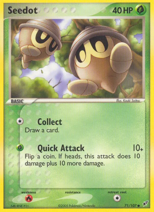 Seedot — Deoxys #71 (Pokémon TCG card)