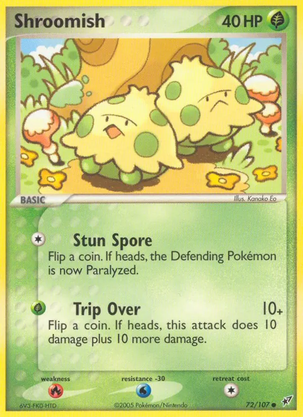 Shroomish — Deoxys #72 (Pokémon TCG card)