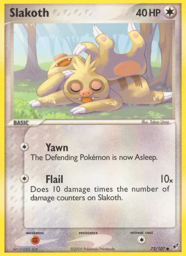 Slakoth — Deoxys #73 (Pokémon TCG card)