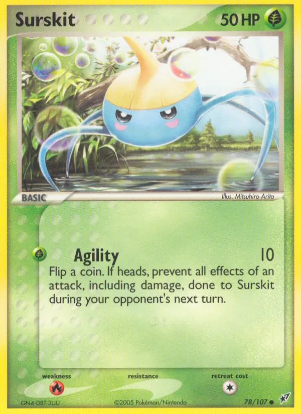 Surskit — Deoxys #78 (Pokémon TCG card)