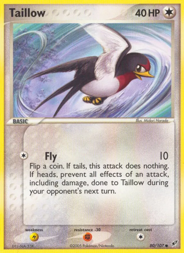 Taillow — Deoxys #80 (Pokémon TCG card)