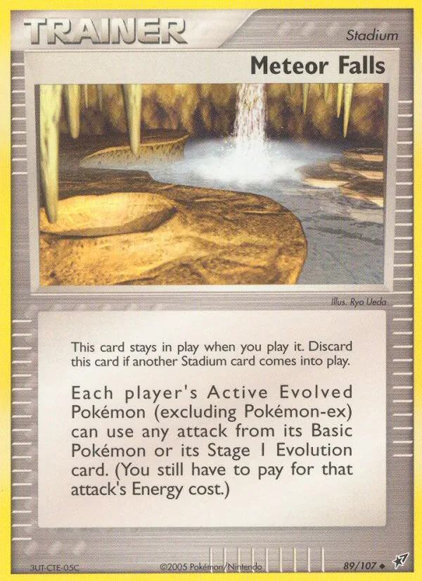 Meteor Falls — Deoxys #89 (Pokémon TCG card)
