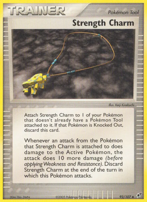 Strength Charm — Deoxys #92 (Pokémon TCG card)