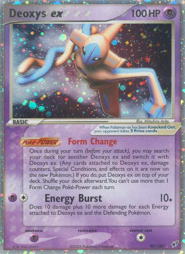Deoxys ex — Deoxys #97 (Pokémon TCG card)