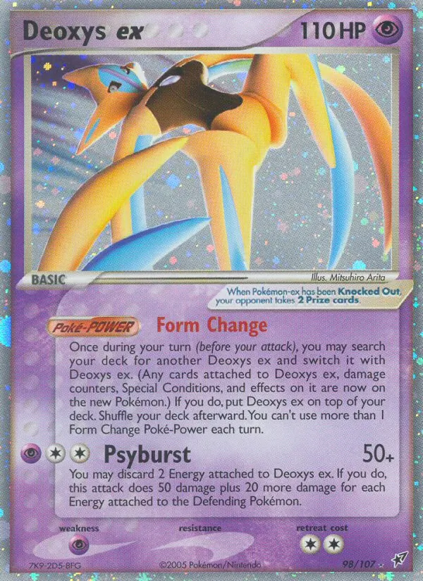 Deoxys ex — Deoxys #98 (Pokémon TCG card)