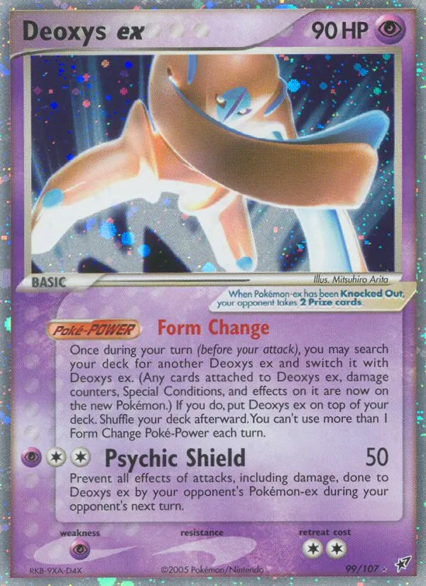 Deoxys ex — Deoxys #99 (Pokémon TCG card)