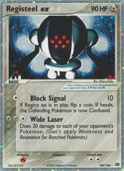 Registeel ex (Emerald #100)