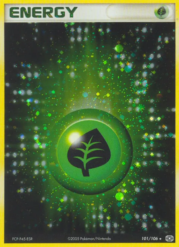 Grass Energy — Emerald #101 (Pokémon TCG card)