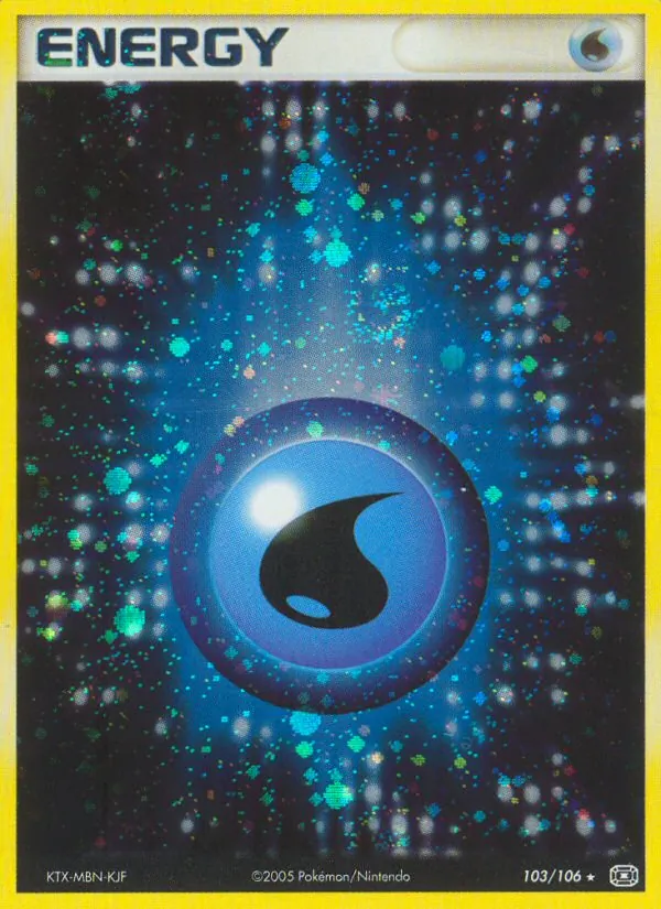 Water Energy — Emerald #103 (Pokémon TCG card)