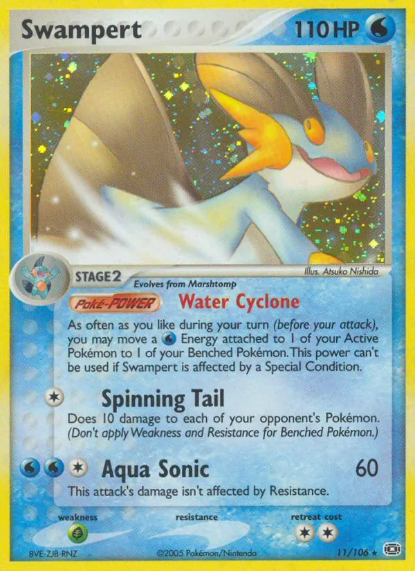 Swampert — Emerald #11 (Pokémon TCG card)