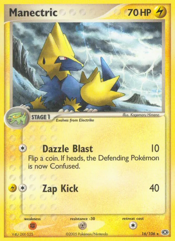 Manectric — Emerald #16 (Pokémon TCG card)