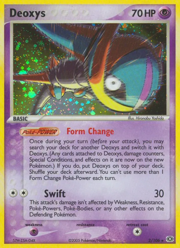 Deoxys — Emerald #2 (Pokémon TCG card)