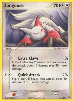 Zangoose (Emerald #21)