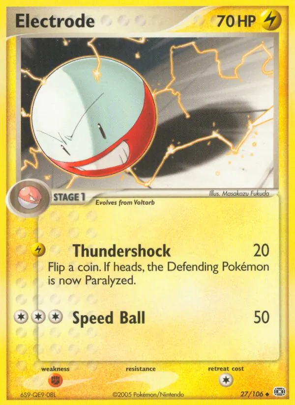 Electrode — Emerald #27 (Pokémon TCG card)