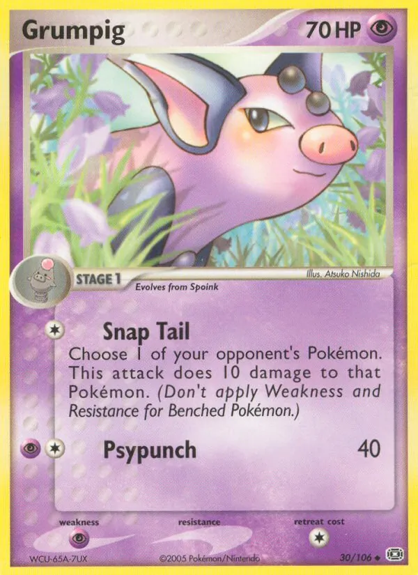 Grumpig — Emerald #30 (Pokémon TCG card)