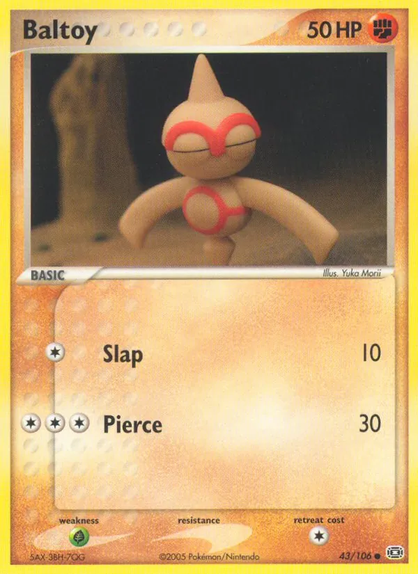 Baltoy — Emerald #43 (Pokémon TCG card)