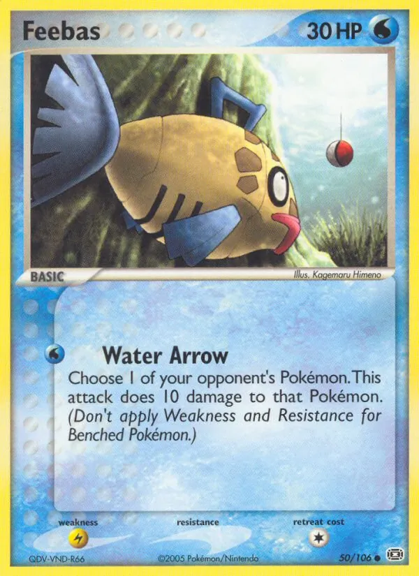 Feebas — Emerald #50 (Pokémon TCG card)