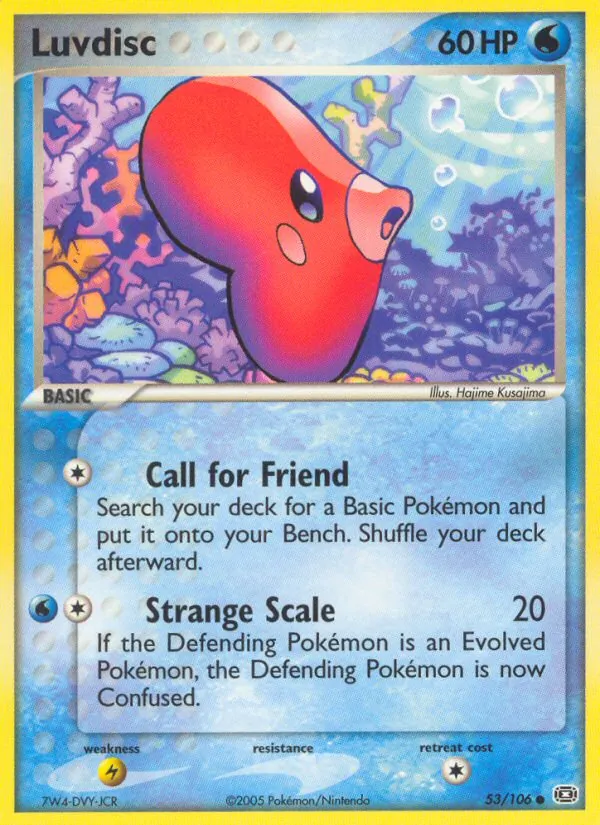 Luvdisc — Emerald #53 (Pokémon TCG card)