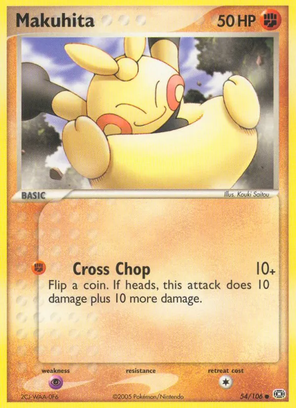 Makuhita — Emerald #54 (Pokémon TCG card)