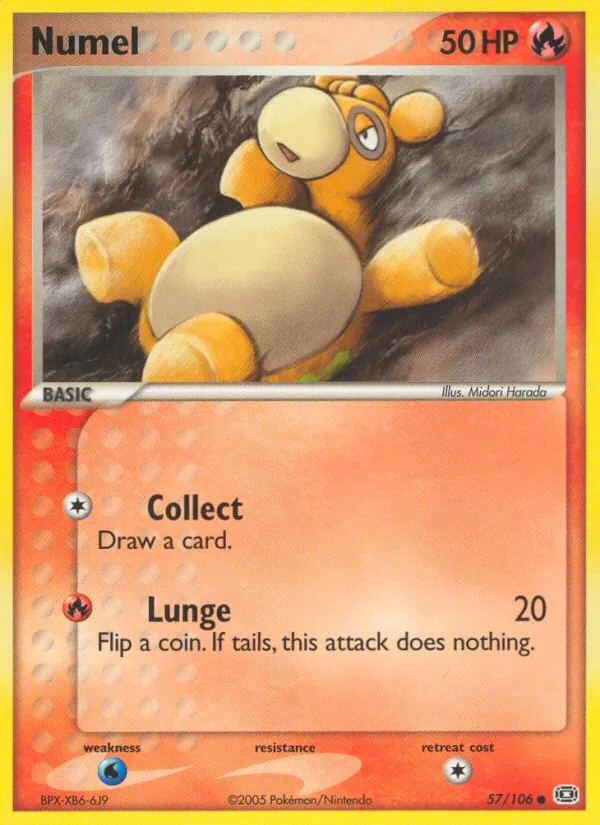 Numel — Emerald #57 (Pokémon TCG card)