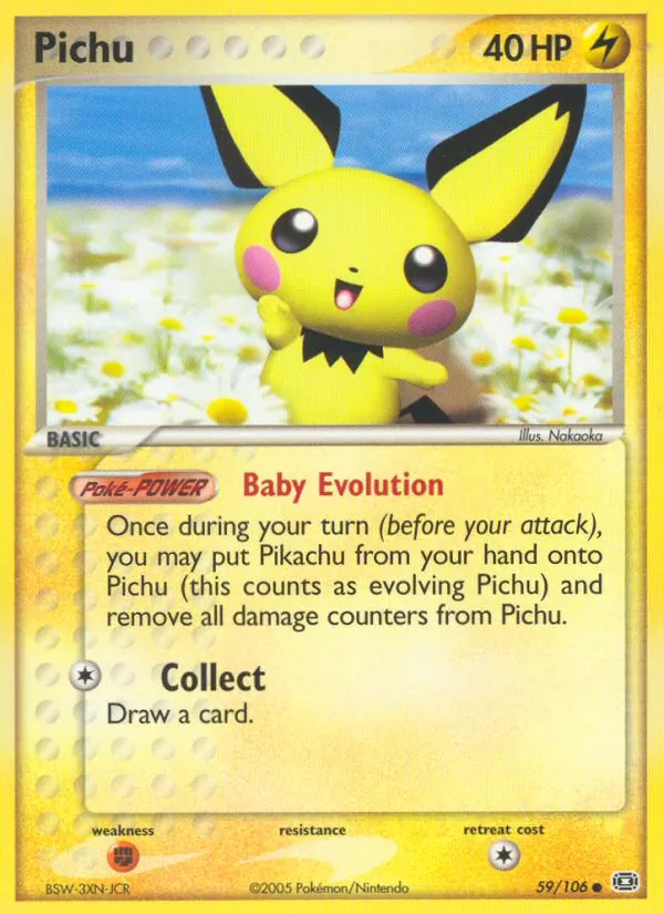 Pichu — Emerald #59 (Pokémon TCG card)