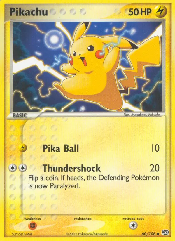 Pikachu — Emerald #60 (Pokémon TCG card)