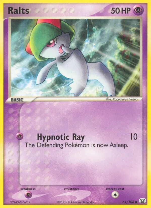 Ralts — Emerald #61 (Pokémon TCG card)