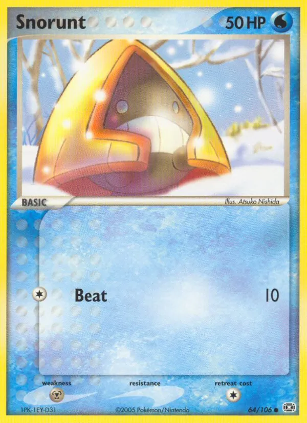 Snorunt — Emerald #64 (Pokémon TCG card)