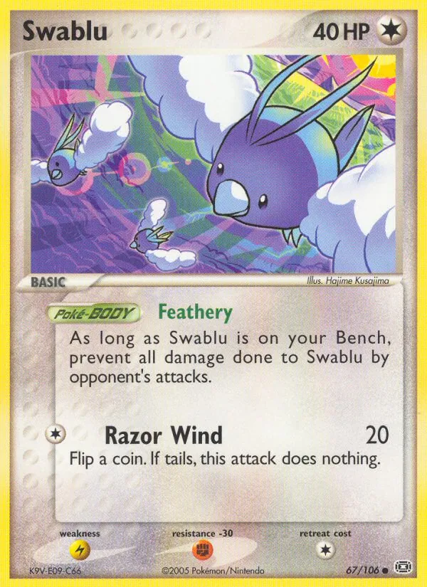 Swablu — Emerald #67 (Pokémon TCG card)