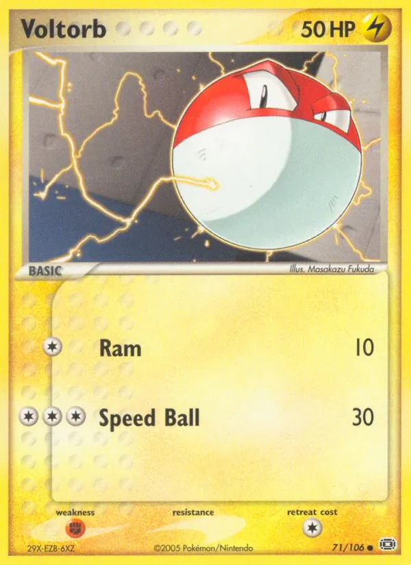 Voltorb — Emerald #71 (Pokémon TCG card)